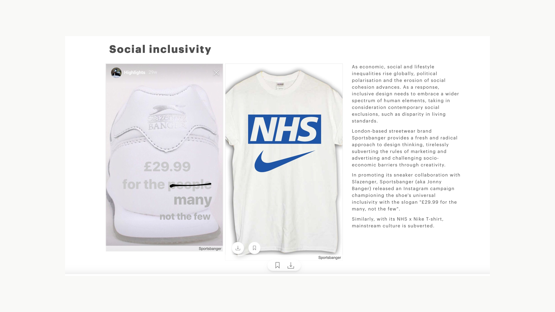 WGSN Social Inclusivity trend research slide