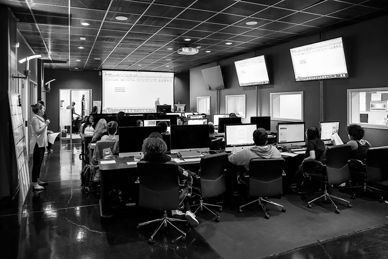 Youth Radio newsroom