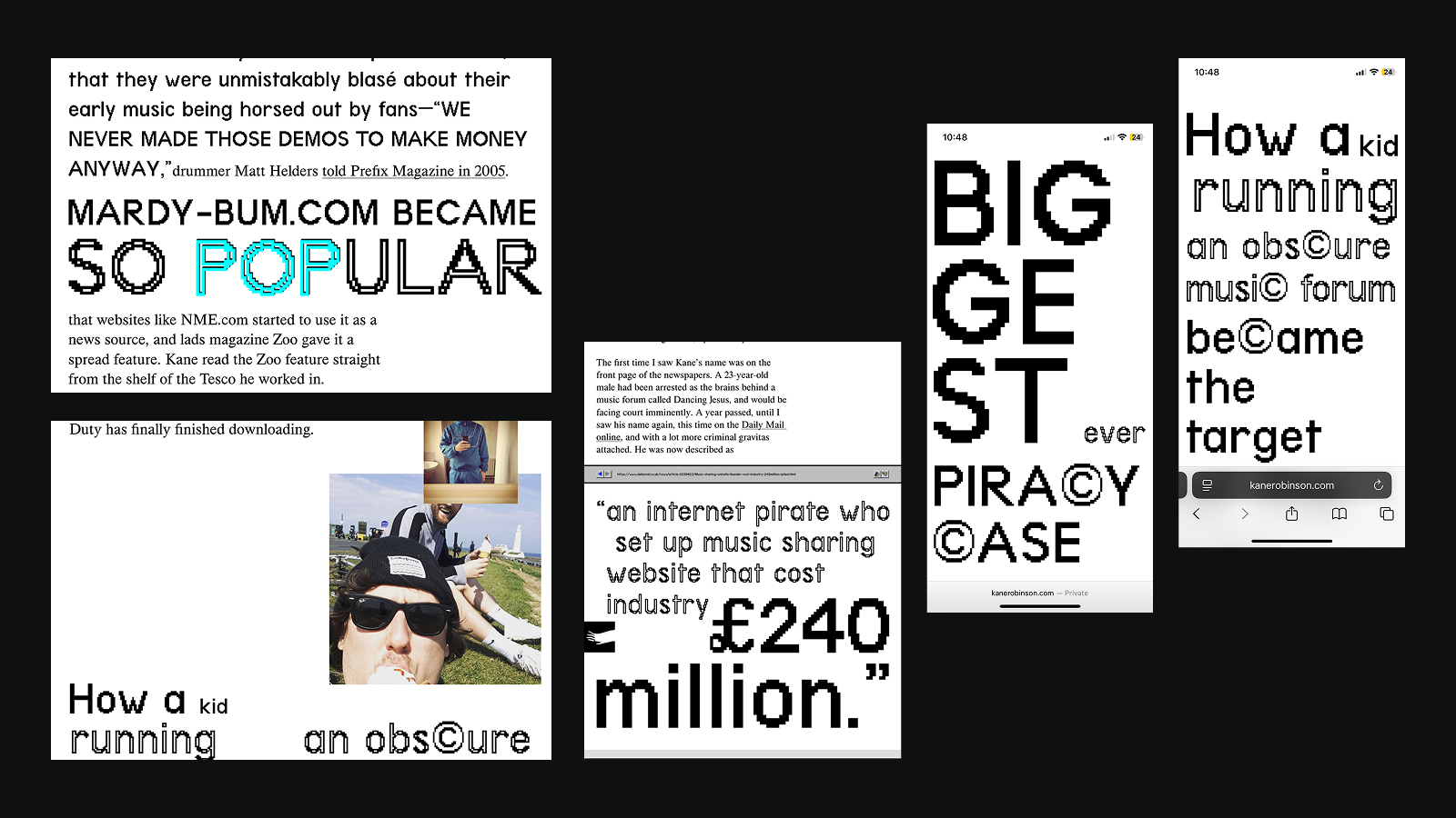 Kane Robinson research slide