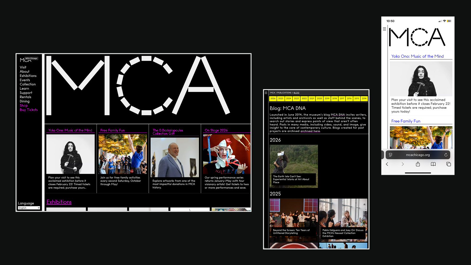 MCA Chicago research slide